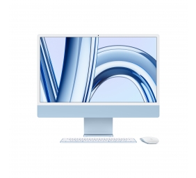 Apple iMac 24” 4.5K Retina, Apple  M3 8C CPU, 10C GPU/8GB/256GB SSD/Blue/SWE Apple