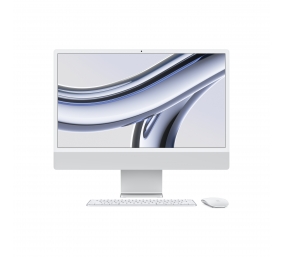 Apple iMac 24” 4.5K Retina, Apple  M3 8C CPU, 10C GPU/8GB/256GB SSD/Silver/SWE Apple