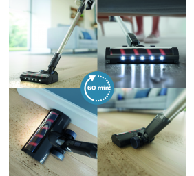 Philips 3000 Series Cordless Stick vacuum cleaner XC3133/01, Up to 60 min, 15 min of Turbo