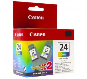 Canon BCI-24C 6882A009 Rašalinė kasetė, Trispalvė Cyan, Magenta, Yellow, 2vnt/pak.