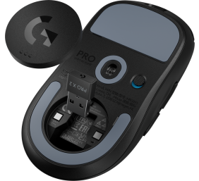 Logitech G PRO X SUPERLIGHT 2 LIGHTSPEED Belaidė žaidimų pelė, RF Wireless 44000 DPI, Juoda