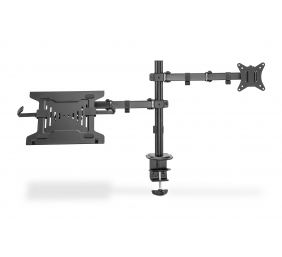 Digitus | Desk Mount | DA-90436 | Tilt, swivel, height adjustment, rotate | Maximum weight (capacity) 9 kg | Black