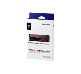 Samsung | 990 PRO with Heatsink | 4000 GB | SSD form factor M.2 2280 | Solid-state drive interface M.2 NVME | Read speed 7450 MB/s | Write speed 6900 MB/s