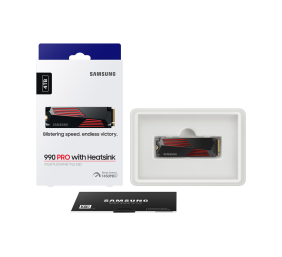 Samsung | 990 PRO with Heatsink | 4000 GB | SSD form factor M.2 2280 | Solid-state drive interface M.2 NVME | Read speed 7450 MB/s | Write speed 6900 MB/s