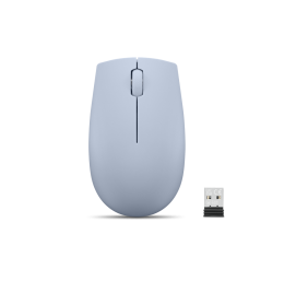 Lenovo | Compact Mouse with battery | 300 | Wireless | Frost Blue