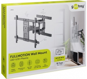 Goobay | Wall mount | TV Wall Mount Pro FULLMOTION (L) | Tilt, Swivel | Black