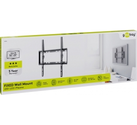 Goobay | Wall mount | TV Wall Mount (M) | Fixed | Black