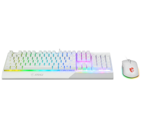 MSI | Vigor GK30 COMBO WHITE | Keyboard and Mouse Set | Wired | Mouse included | US | White