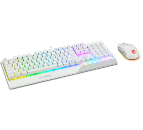 MSI | Vigor GK30 COMBO WHITE | Keyboard and Mouse Set | Wired | Mouse included | US | White