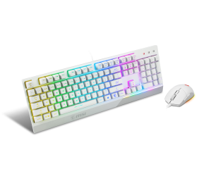 MSI | Vigor GK30 COMBO WHITE | Keyboard and Mouse Set | Wired | Mouse included | US | White