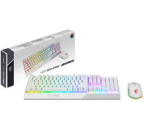 MSI | Vigor GK30 COMBO WHITE | Keyboard and Mouse Set | Wired | Mouse included | US | White