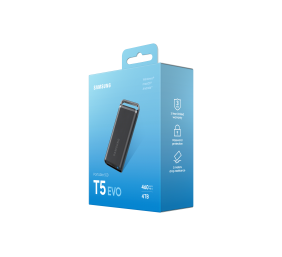 Portable SSD | T5 EVO | 4000 GB | N/A " | USB 3.2 Gen 1 | Black