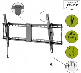 Goobay | Wall mount | TV Wall Mount Pro TILT (XL) | Black