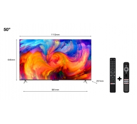 TCL P63 Series P638 50" (127 cm) Smart TV Android TV 4K UHD