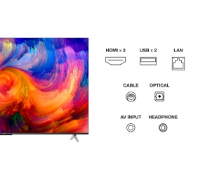 TCL P63 Series P638 50" (127 cm) Smart TV Android TV 4K UHD