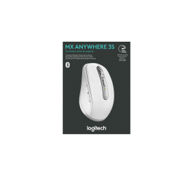 Belaidė pelė Logitech MX Anywhere 3S - RF Wireless + Bluetooth, Laser, 8000 DPI, Pale Grey (White)