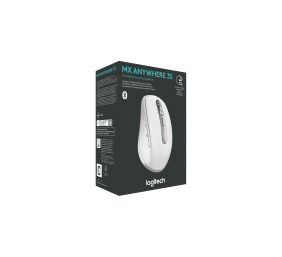 Belaidė pelė Logitech MX Anywhere 3S - RF Wireless + Bluetooth, Laser, 8000 DPI, Pale Grey (White)