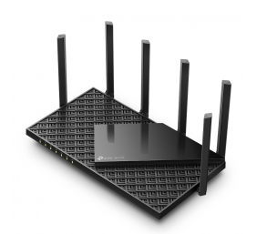 AXE5400 Tri-Band Gigabit Wi-Fi 6E Router | Archer AXE75 | 802.11ax | 10/100/1000 Mbit/s | Ethernet LAN (RJ-45) ports 4 | Mesh Support Yes | MU-MiMO No | No mobile broadband | Antenna type External | 1