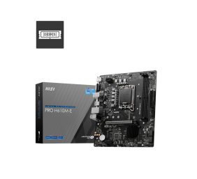 MSI | PRO H610M-E | Processor family Intel | Processor socket  LGA1700 | Supported hard disk drive interfaces SATA, M.2 | Number of SATA connectors 4