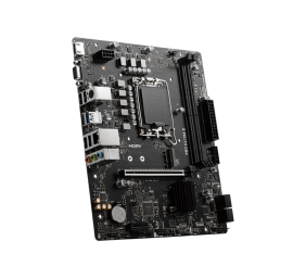 MSI | PRO H610M-E | Processor family Intel | Processor socket  LGA1700 | Supported hard disk drive interfaces SATA, M.2 | Number of SATA connectors 4