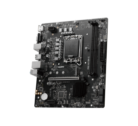 MSI | PRO H610M-E | Processor family Intel | Processor socket  LGA1700 | Supported hard disk drive interfaces SATA, M.2 | Number of SATA connectors 4