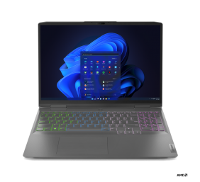 Lenovo LOQ  16APH8  Grey 16 " IPS WUXGA 1920x1200 pixels Anti-glare AMD Ryzen 5 7640HS 16 GB SO-DIMM DDR5-5600 SSD 512 GB NVIDIA GeForce RTX 4060 GDDR6 8 GB Windows 11 Home 802.11ax Bluetooth version 5.1 Keyboard language Nordic Keyboard backlit Warranty 