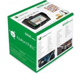Navitel | Personal Navigation Device | G550 MOTO | Bluetooth | 4.3" TFT touchscreen pixels | 480 x 272 | GPS (satellite) | Maps included
