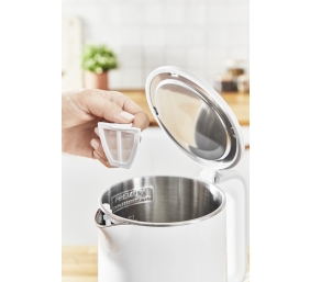 TEFAL | Kettle | Sense  KO693110 | Electric | 1800 W | 1.5 L | Double layer | 360° rotational base | White
