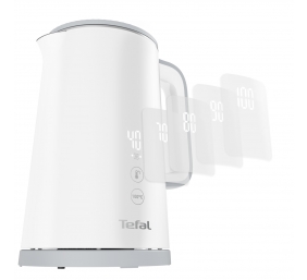 TEFAL | Kettle | Sense  KO693110 | Electric | 1800 W | 1.5 L | Double layer | 360° rotational base | White