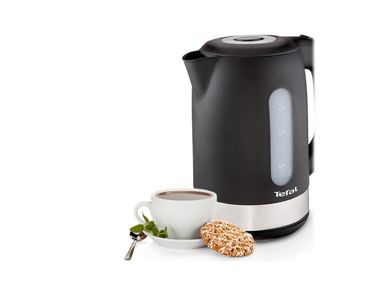 TEFAL | Kettle | KO330830 | Electric | 2400 W | 1.7 L | Plastic | 360° rotational base | Black