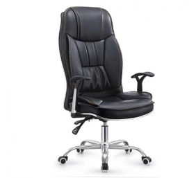 Ecost prekė po grąžinimo, Dirbtinės odos biuro kėdė KONG, juoda