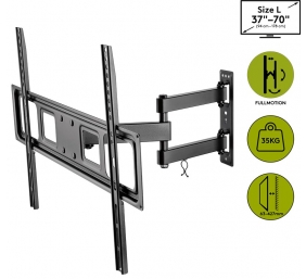 Goobay | Wall mount | TV Wall Mount Basic FULLMOTION (L) | Tilt, Swivel | Black