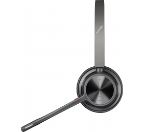 Poly Voyager 4320 UC Stereo Belaidės ausinės, Bluetooth, USB-A, +BT700 dongle,+Charging Stand, Juoda