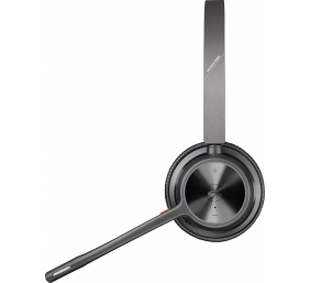 Poly Voyager 4320 MS Teams Belaidės ausinės, Bluetooth, USB-A, +BT700 dongle, +Charging Stand, Juoda