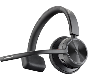 Poly Voyager 4310 Mono MS Belaidės ausinės, Bluetooth, BT700 USB-C Adapter, Juoda
