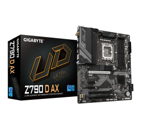 Gigabyte Z790 D AX | Processor family Intel | Processor socket LGA1700 | DDR5 | Supported hard disk drive interfaces SATA, M.2 | Number of SATA connectors 4