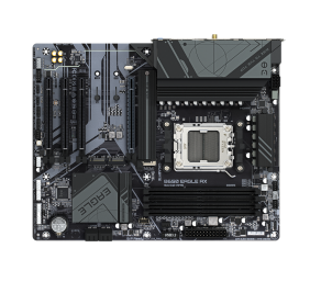 Gigabyte | B650 EAGLE AX | Processor family AMD | Processor socket AM5 | DDR5 | Supported hard disk drive interfaces M.2, SATA | Number of SATA connectors 4