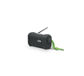 Muse | Portable Solar Radio with Crank and Flashlight | MH-08 MB | AUX in | Bluetooth | FM radio