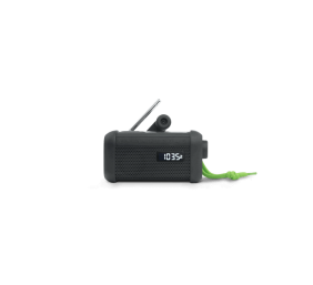 Muse | Portable Solar Radio with Crank and Flashlight | MH-08 MB | AUX in | Bluetooth | FM radio
