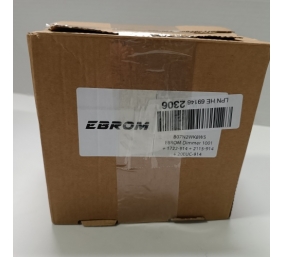 Ecost prekė po grąžinimo Ebrom pilnas LED LED Dimmer/Rotacy Dimmer + Busch Jäger Balance Si Alpine W