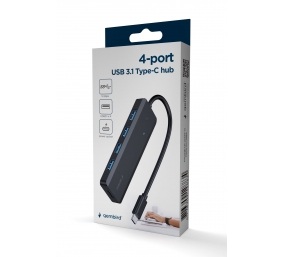 Gembird | 4-port USB 3.1 (Gen 1) Type-C Hub | UHB-CM-U3P4P-01