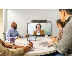 POLY Studio X52 All-In-One Video Bar Vaizdo konferencijų sistema, Balta/Juoda