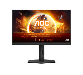 AOC | Monitor | 24G4X | 23.8 " | IPS | 1920 x 1080 pixels | 16:9 | 1 ms | 300 cd/m² | HDMI ports quantity 2 | 180 Hz