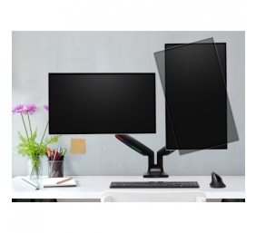 Kensington K59601WW SmartFit One-Touch Dual Monitor Arm Monitoriaus laikiklis, Juoda