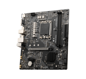 MSI | PRO H610M-G | Processor family Intel | Processor socket LGA1700 | DDR5 | Supported hard disk drive interfaces SATA, M.2 | Number of SATA connectors 4