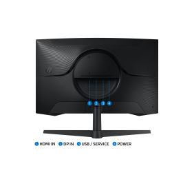 Samsung | Gaming Monitor | LS27CG552EUXEN | 27 " | VA | 16:9 | 144 Hz | 1 ms | 2560 x 1440 pixels | 300 cd/m² | Black
