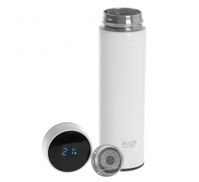 Adler | Thermal Flask | AD 4506w | Material Stainless steel/Silicone | White