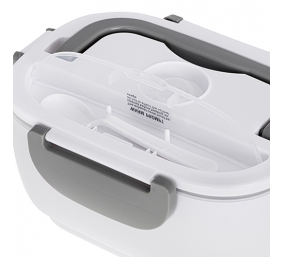 Camry | Electric Lunchbox DC12V and AC230V | CR 4483 | Capacity 1.1 L | Material Plastic | White/Grey