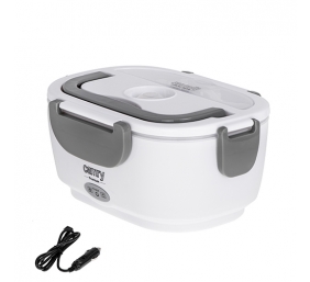 Camry | Electric Lunchbox DC12V and AC230V | CR 4483 | Capacity 1.1 L | Material Plastic | White/Grey