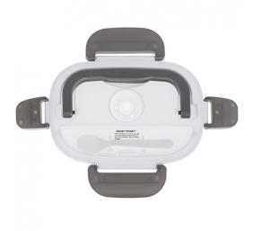 Camry | Electric Lunchbox DC12V and AC230V | CR 4483 | Capacity 1.1 L | Material Plastic | White/Grey
